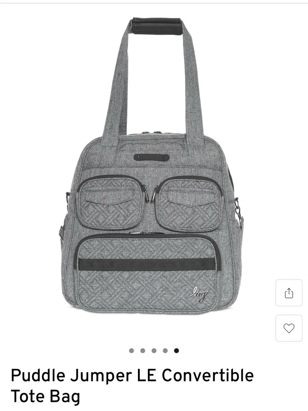 NWT- Lug Puddle Jumper LE Heather Grey